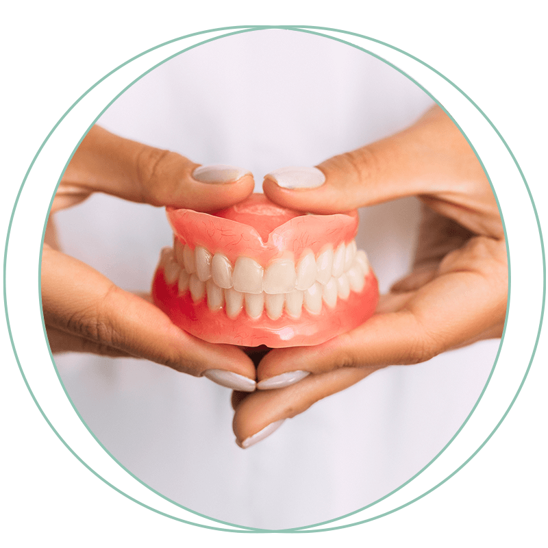 real denture model