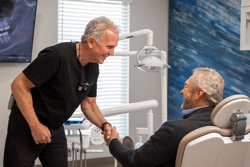 dr doolin with patient
