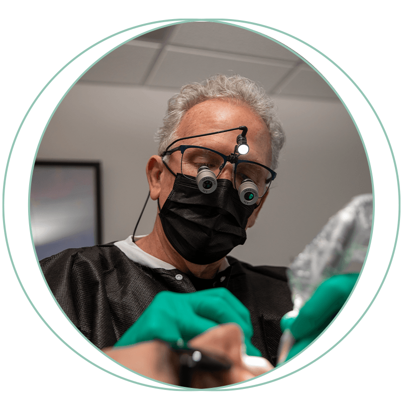 dr doolin during oral surgery