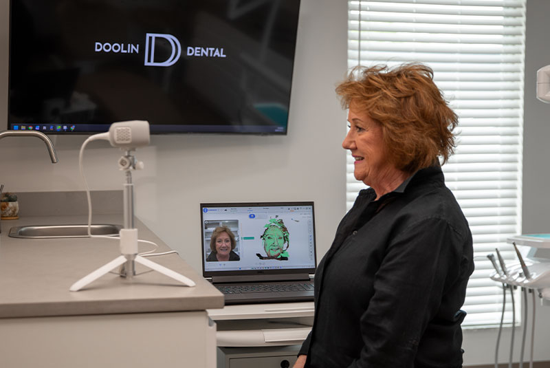 patient during digital scan