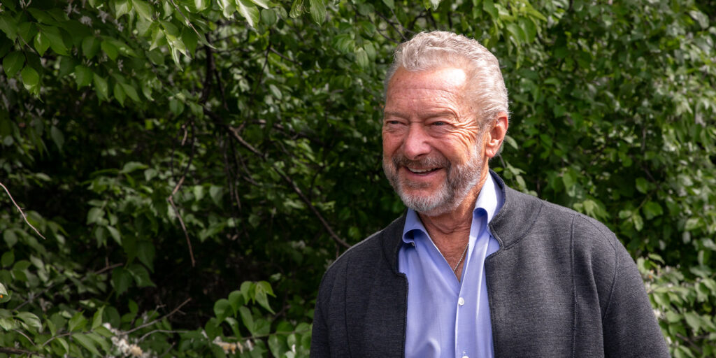 man outside new benefits of smile